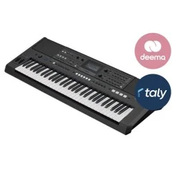 Yamaha 61-Key Professional Touch-Sensitive Composition Keyboard for Beginners and Professionals with Auto Rhythms - Black